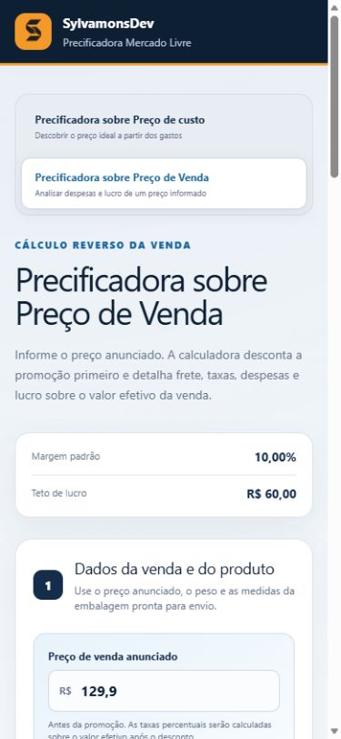 Calculadora adaptada para celular